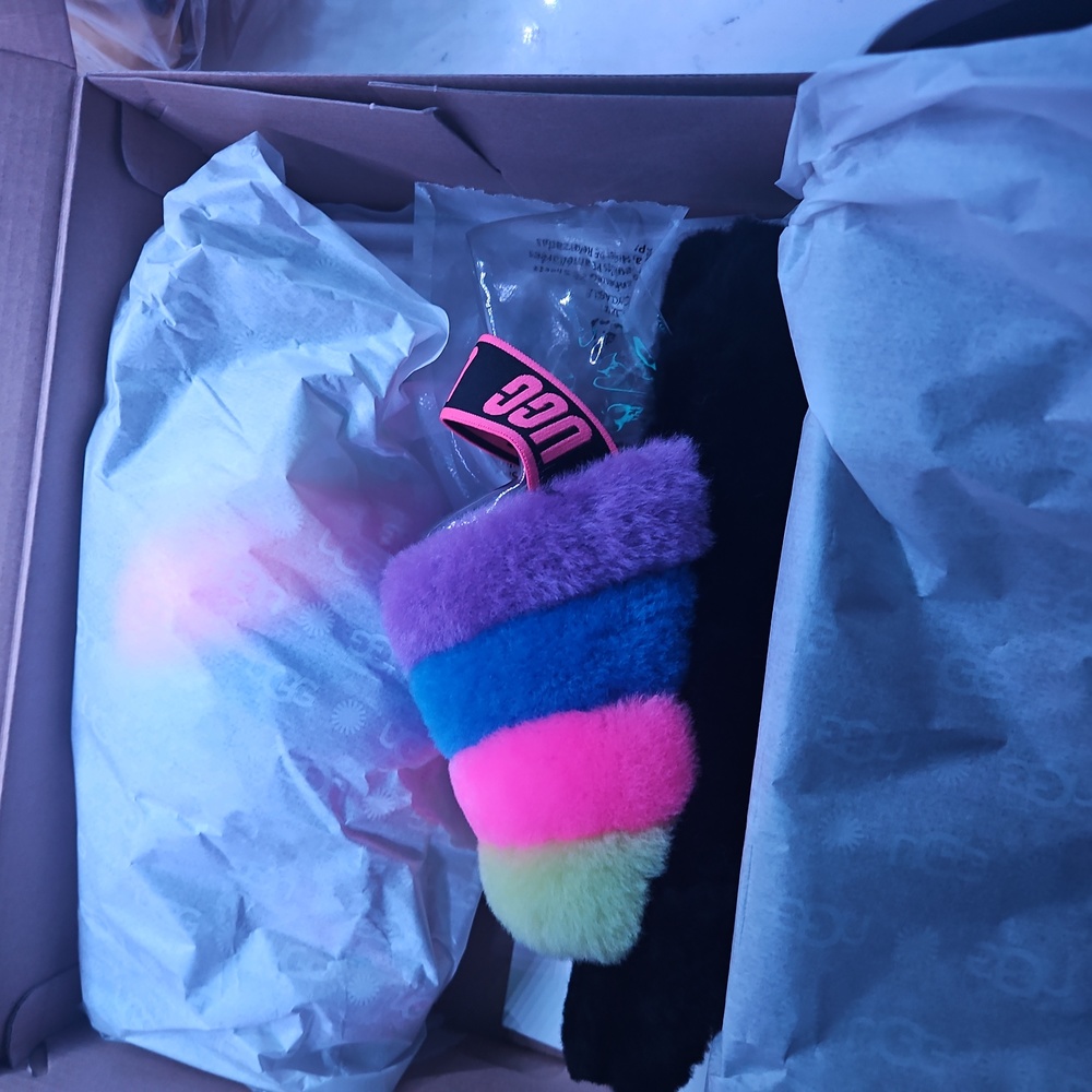UGGs fluffy slippers